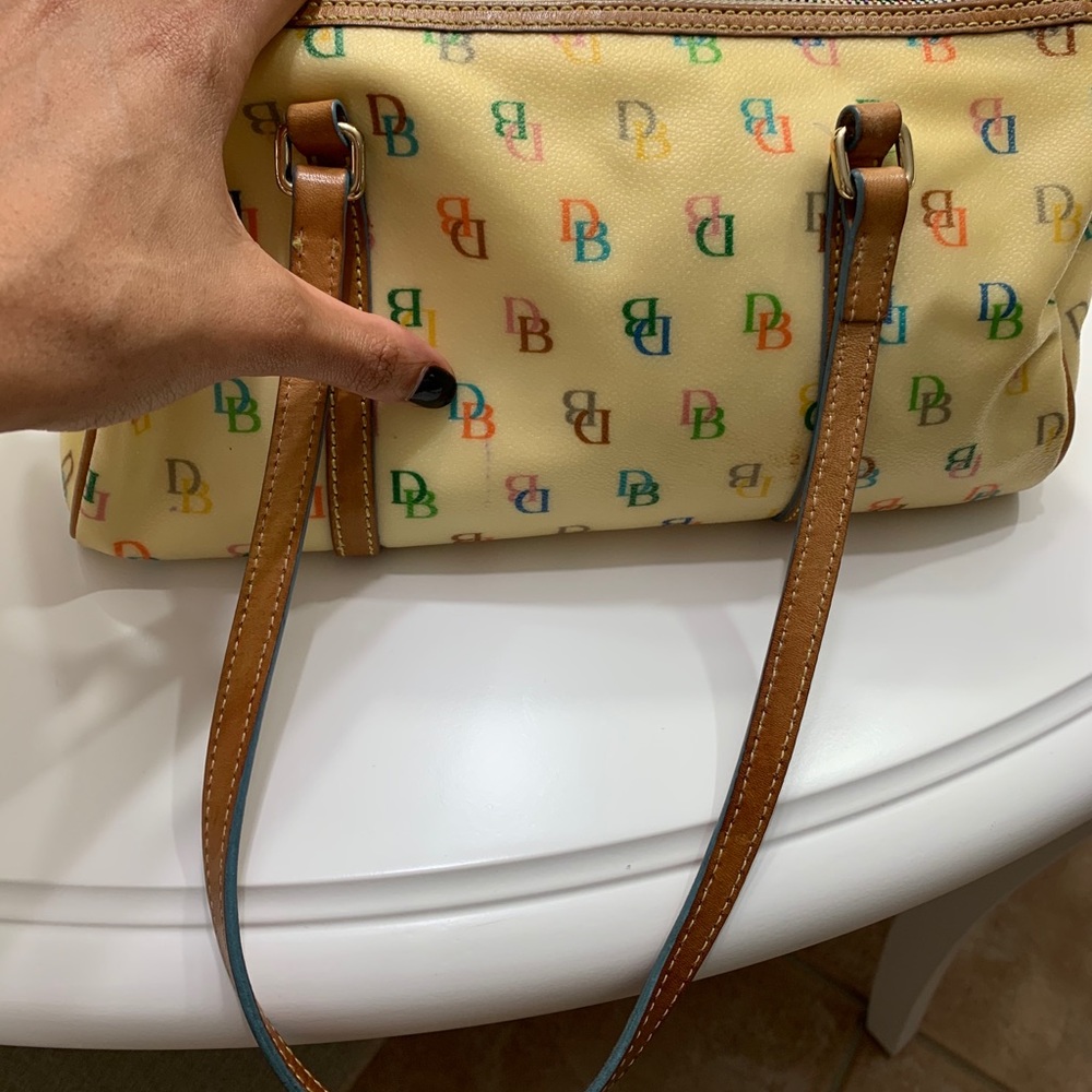 Colorful Dooney & Burke Barrel purse